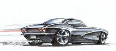 DA32 Corvette Noire